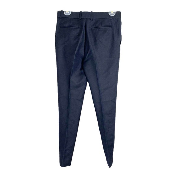 ❌SOLD❌ Celine Women’s Navy Blue High Waisted Wool Trouser Pants Sz 34 - Picture 4 of 11